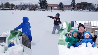 Snow storm in fall 11062024 Westminster CO  fun playing with snow ❄❄❄ [upl. by Leipzig]