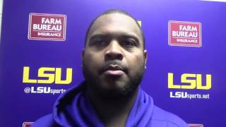 LSU OT Vadal Alexander LSU vs Alabama like a heavyweight fight  Video [upl. by Dnomyar]