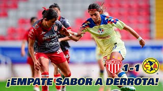 SORPRESA NECAXA LE EMPATA AL AMÉRICA LIGA MX CLAUSURA 2024 JORNADA 2 FEMENIL  EN ZONA FUT [upl. by Iiette]