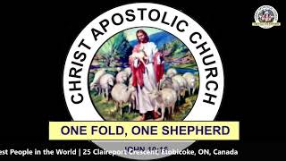 Christ Apostolic Church Mississauga  11032024 [upl. by Nibbor]