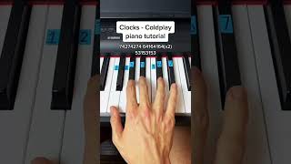 Clocks de Coldplay Piano Tutorial [upl. by Ellertnom617]