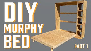 How to Build a Murphy Bed  Part 1 [upl. by Nywnorb]