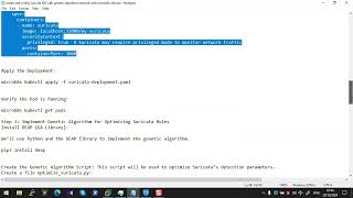 install and config Suricata IDS with genetic algorithm network with microk8s ubuntu [upl. by Notsa201]