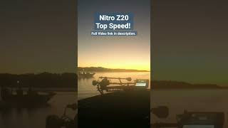 Top Speed Nitro Z20 nitro moneybass racing [upl. by Abbie]