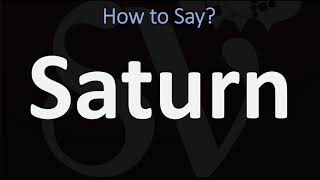 How to Pronounce Saturn 2 WAYS British Vs USAmerican English Pronunciation [upl. by Cherian]