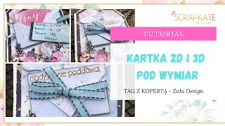 KOPERTA I KOPERTA 3D POD WYMIAR TUTORIAL DIY ZOJU DESIGN [upl. by Aihseym]