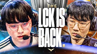 THE LCK IS BACK WITH A BANGER  DK VS HLE  LCK SUMMER 2024 [upl. by Beore]