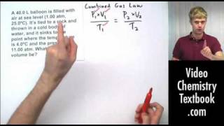 Combined Gas Law [upl. by Innoj]