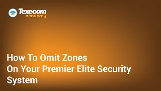 How To Omit Zones On A Texecom Premier Elite Security System [upl. by Tamer]