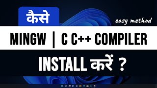 Learn how to install a C C compiler on Windows  Hindi Tutorial [upl. by Anelem]