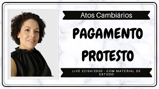 AULÃO  PAGAMENTO E PROTESTO [upl. by Htenay219]