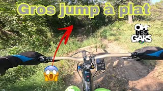 GROS SAUT A PLAT VTTAE 😱 mondraker level XR [upl. by Aliemaj]