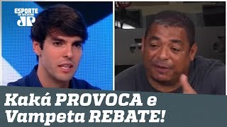 Esquentou Kaká PROVOCA Corinthians e Vampeta rebate SEM DÓ [upl. by Enniroc]