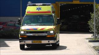 A1 Ambulance GGD Kennemerland 12145 naar Heemstede [upl. by Dianthe]