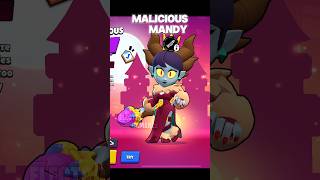 NEW MALICIOUS MANDY SKIN  SNEAK PEEK shorts brawlstars [upl. by Dworman413]