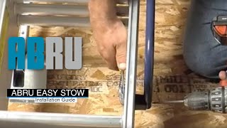 How to install the Abru Easy Stow 3 Section Aluminium Loft Ladder [upl. by Doug]