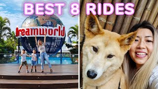 Top 8 FUN Rides at Dreamworld Gold Coast  Theme Parks Australia [upl. by Llekim]