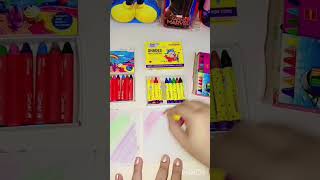 Mini wax crayons 10rs MRP camelcellokorescrayonscolour shorts [upl. by Quinton]