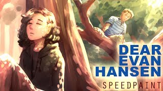 Speedpaint Dear Evan Hansen  Tree Bros [upl. by Anelrac]