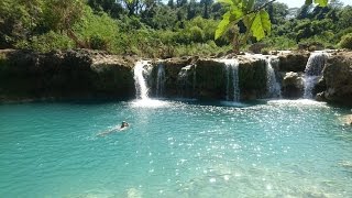 Front Crawl Freestyle Swimming at Bolinao Falls 3 Pangasinan Philippines [upl. by Adnerad]