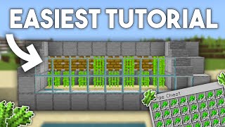 Easiest Automatic SUGAR CANE Farm Minecraft 121 [upl. by Cly854]