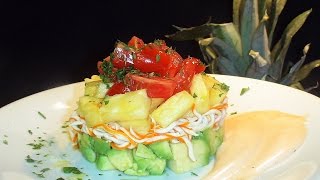 Fantástica ensalada tropical para el verano muy fácil y rápida Loli Domínguez [upl. by Erinn863]