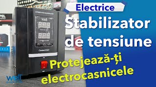 Protejeazăți electrocasnicele  Stabilizator de tensiune Well Constant 1500  Prompt Service Clima [upl. by Klapp380]