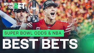 CHIEFS VS 49ERS SUPER BOWL ODDS amp NBA BEST BETS [upl. by Pauiie]