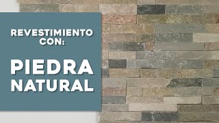 ¿Cómo instalar un revestimiento de piedra en el interior [upl. by Janos]