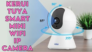 KERUI Tuya Smart Mini WiFi IP Camera [upl. by Gievlos]