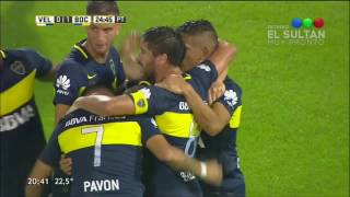 Vélez 1  3 Boca Juniors  Fecha 19 Torneo Argentino 201617 [upl. by Davena639]