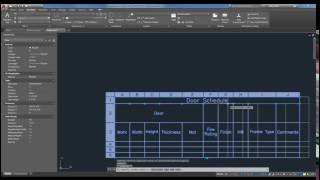 Back to Basics Introduction to Tables in AutoCAD LT 2017 [upl. by Carolan]