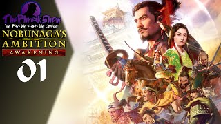 Lets Play Nobunagas Ambition Awakening  Part 1  So Much To Retain [upl. by Nnaylime]