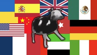 Dancing Polish Cow in different languages  Google translate meme [upl. by Drice]