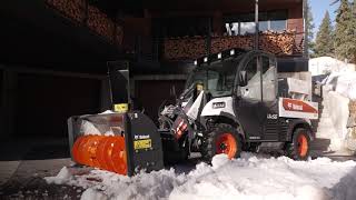 Bobcat Toolcat Utility Work Machine–Snow Removal Solution [upl. by Ahsakat]