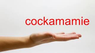 How to Pronounce cockamamie  American English [upl. by Immaj452]