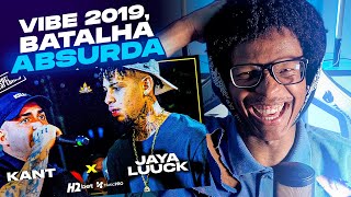 NOSTALGIA 2019 KANT X JAYA LUUCK  React  SEGUNDA FASE  395ª BATALHA DA ALDEIA [upl. by Aekal712]