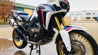 How to remove front forks from Africa Twin [upl. by Adnilra56]