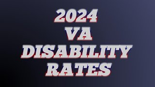 VA Disability Pay Chart 2024 Rates 2025 Updated Link In Description [upl. by Martelle460]