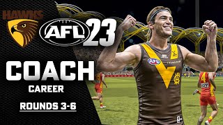 STRUGGLING HAWKS  AFL 23  Manager Mode  Round 36 [upl. by Bandler]