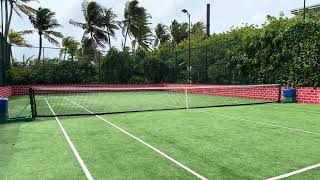 Tennis Court  OBLU SELECT Sangeli Island [upl. by Drauode]