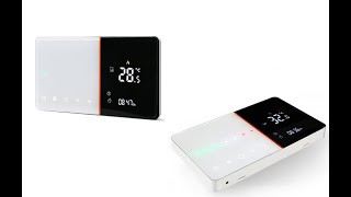 Qiumi smart wifi thermostat bht 005 2021 new design [upl. by Wenda]