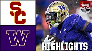 USC Trojans vs Washington Huskies  Full Game Highlights  ESPN College Football [upl. by Nylecsoj]