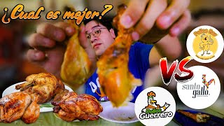 ¿Cuál es el mejor POLLO ROSTIZADO Pollos Ray vs Santo Gallo vs Pollos Guerrero [upl. by Nee]