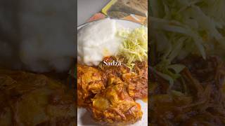 Sadza and chicken stew 🩷🇿🇼 sadza chickenstew zimfood zimbabwe food africanfood chicken n [upl. by Ciredor]