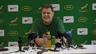 Springbok team announcement Rassie Erasmus [upl. by Sirromaj880]