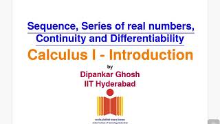 Calculus  Lecture 0  Introduction [upl. by Ydnagrub]