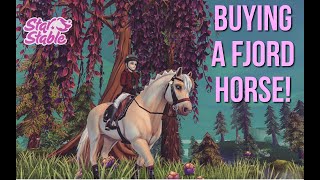 BUYING A FJORD HORSE  STAR STABLE ONLINE  SSO [upl. by Oidualc]