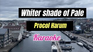 Whiter Shade of Pale By Procol Harum Karaoke [upl. by Navillus]