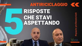 Antiriciclaggio 5 risposte alle vostre domande per evitare sanzioni [upl. by Weisburgh]